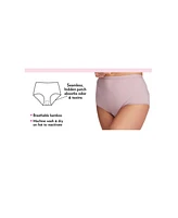 Comfort Choice Women's 3-Pack Odor Control Brief