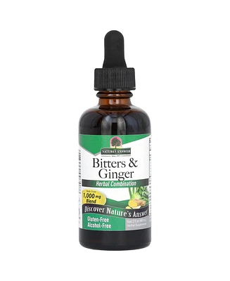 Nature's Answer Bitters & Ginger Alcohol-Free 1 000 mg