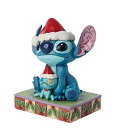 Jim Shore Disney Traditions Santa Stitch with Scrump Figurine