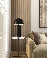 Rosemary Lane 22" Metal Accent Lamp with Dome Shade