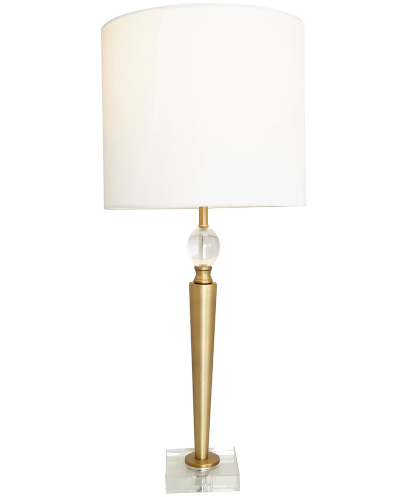 Rosemary Lane 27" Metal Inverted Cone Shaped Accent Lamp