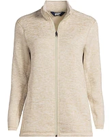 Lands' End Women's Sweater Fleece Jacket