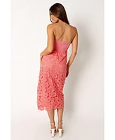 Petal and Pup Women's Tyler Strapless Midi Dress