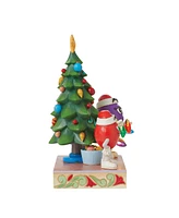 Jim Shore M & M'S Purple/Red Character with Tree