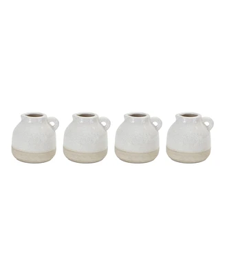 Slickblue Stoneware Bud Vase (Set of