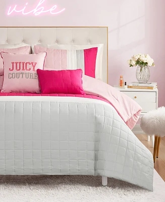 Juicy Couture Color Block Stripe 5-Pc. Comforter Set, King