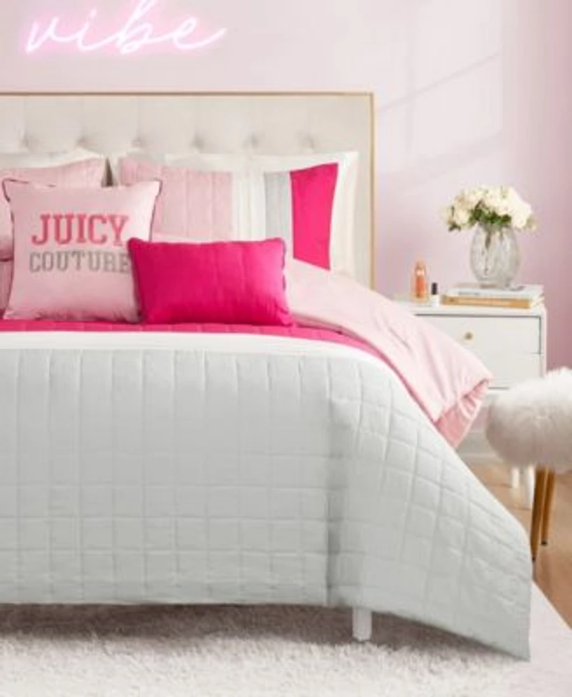 Juicy Couture Color Block Stripe Comforter Sets