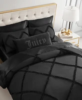 Juicy Couture Diamond Ruffle Piece Reversible Comforter Set