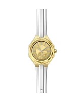 TechnoMarine Women's Cruise Quartz Gold Dial Silicon Watch