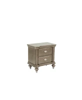 Simplie Fun Nightstand In Champagne