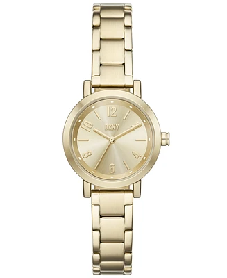 Dkny Women's Soho Three-Hand Gold-Tone Stainless Steel Watch 28mm - Gold