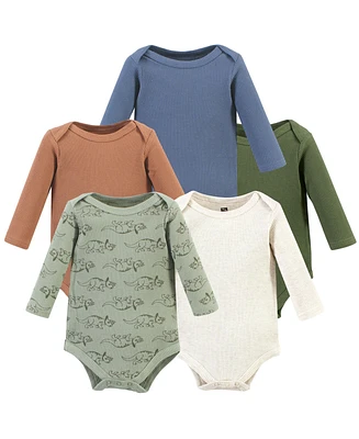 Hudson Baby Boys Thermal Long Sleeve Bodysuits