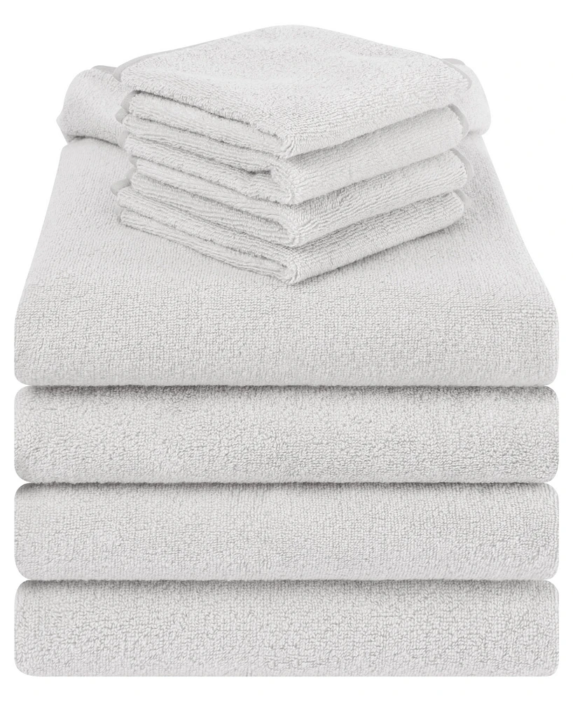 American Soft Linen Turkish Cotton Baby Toddler 8-Pc. Bath Towel Set