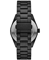 A|X Armani Exchange Men's Quartz Three-Hand Black Stainless Steel 42MM