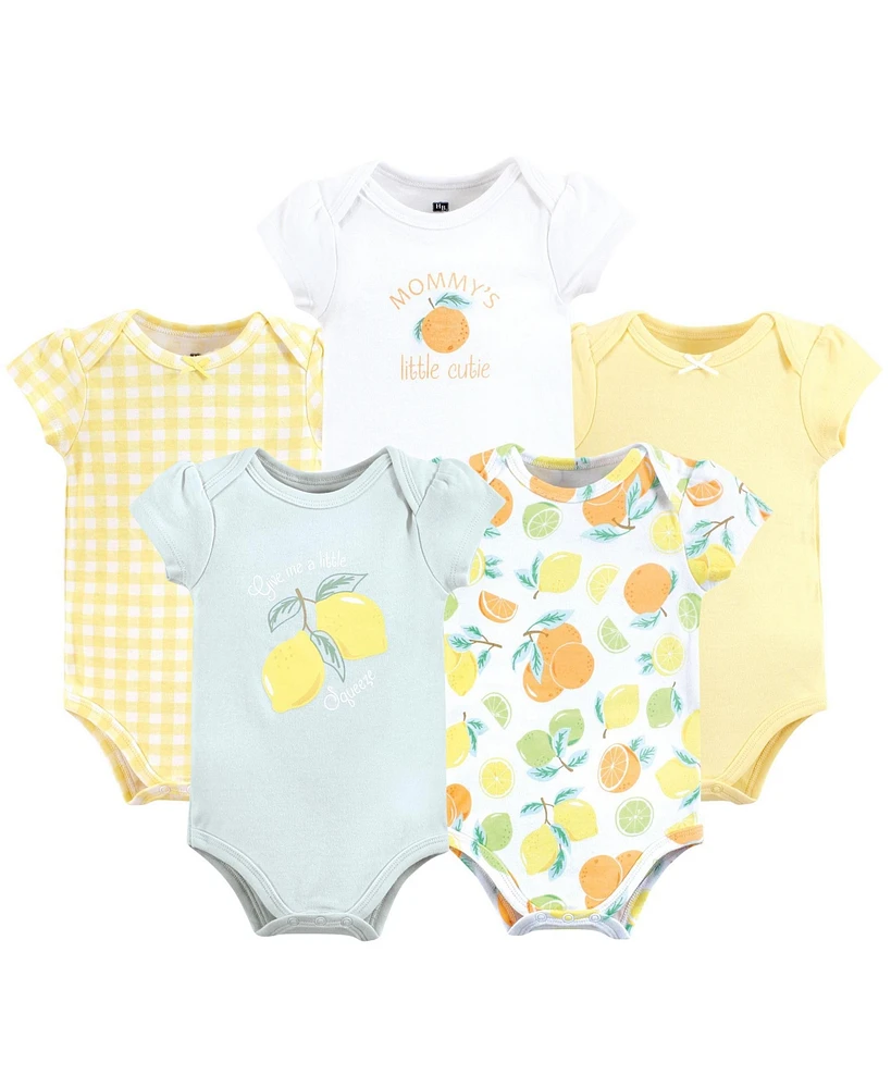 Hudson Baby Baby Girls Cotton Bodysuits