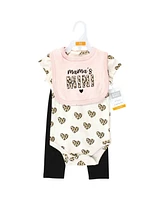 Hudson Baby Girls Cotton Bodysuit