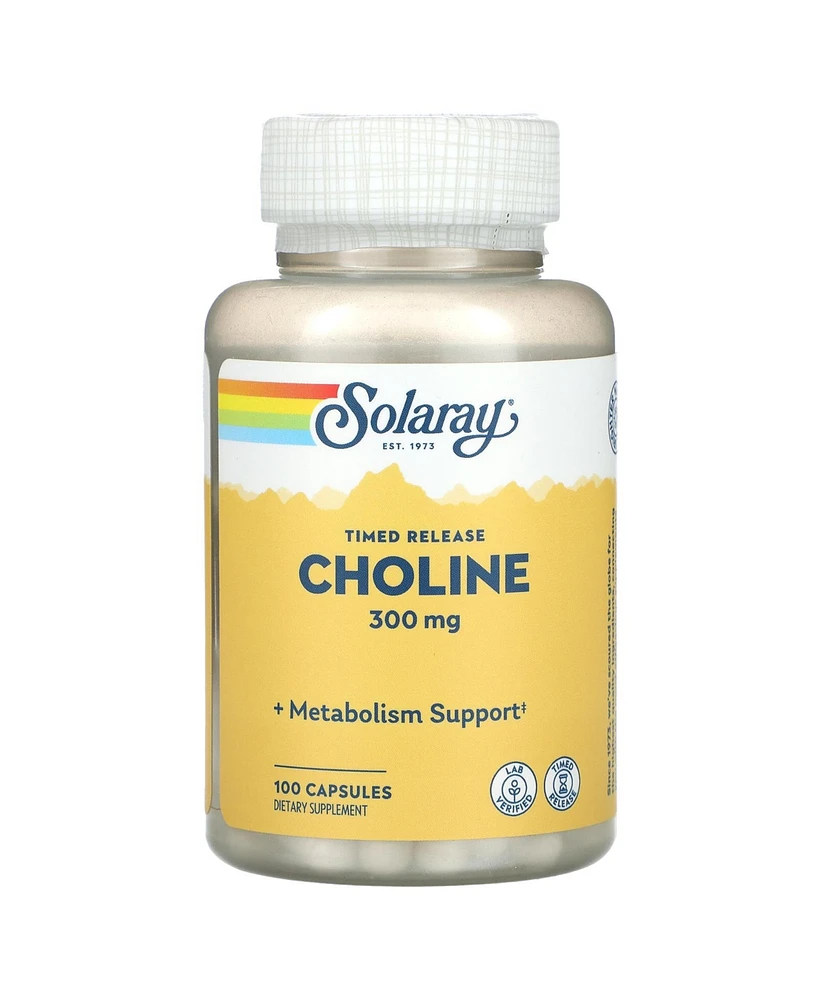 Solaray Timed Release Choline 300 mg