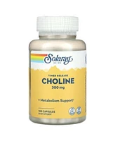 Solaray Timed Release Choline 300 Mg 100 Capsules