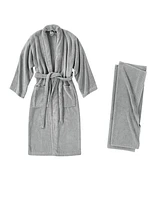 Christian Siriano Solid Bath Towel Set and Robe Gift Box