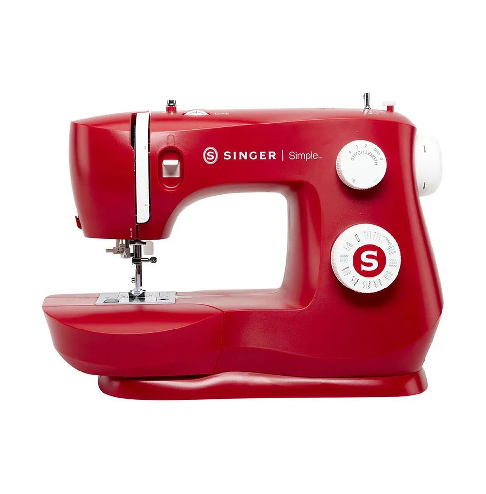 Simple 3337 Sewing Machine - Red