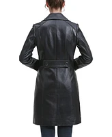Bgsd Plus Maisy Leather Long Coat