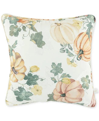 Lenox Pumpkin Vines Decorative Pillow, 18" x 18"