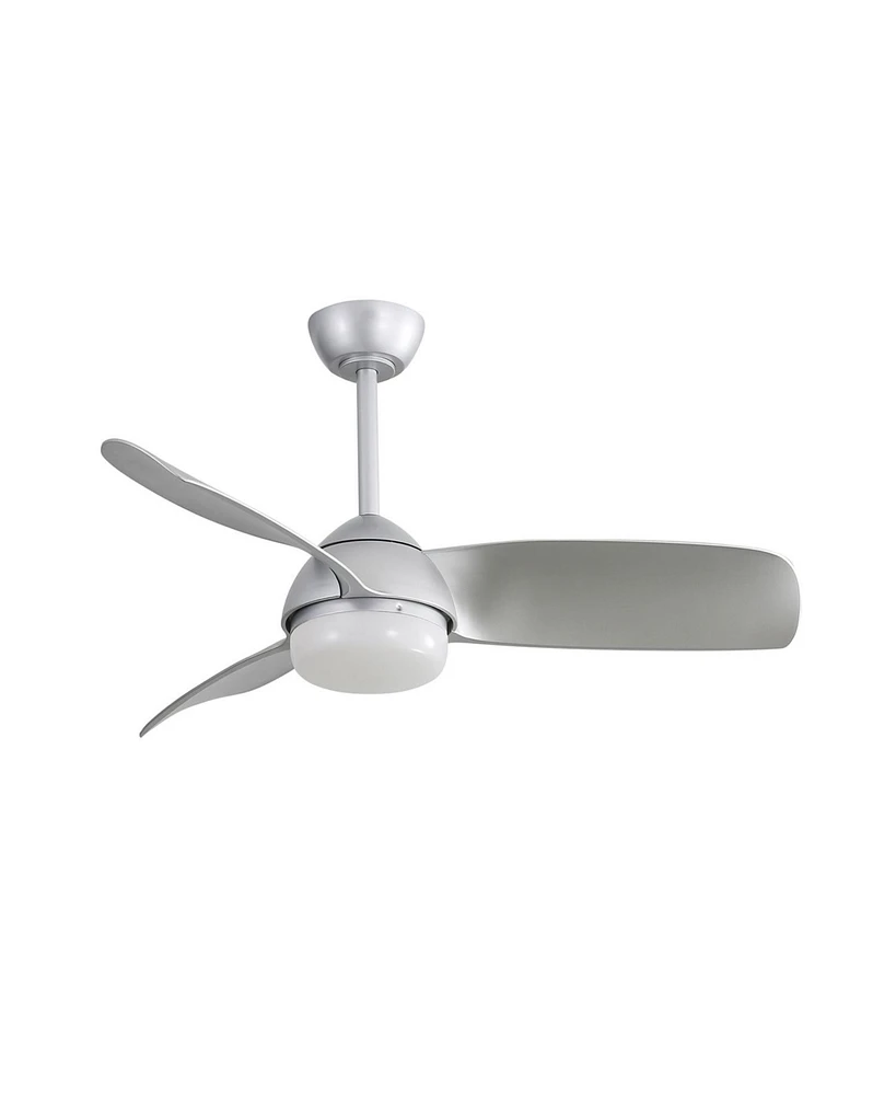 Sofucor 42 White Ceiling Fan With Light