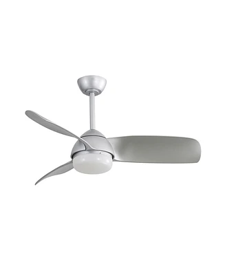 Sofucor 42 White Ceiling Fan With Light
