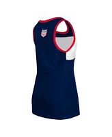 New Era Women's 5th Ocean Navy Uswnt Throwback Jersey Racer Tank Top