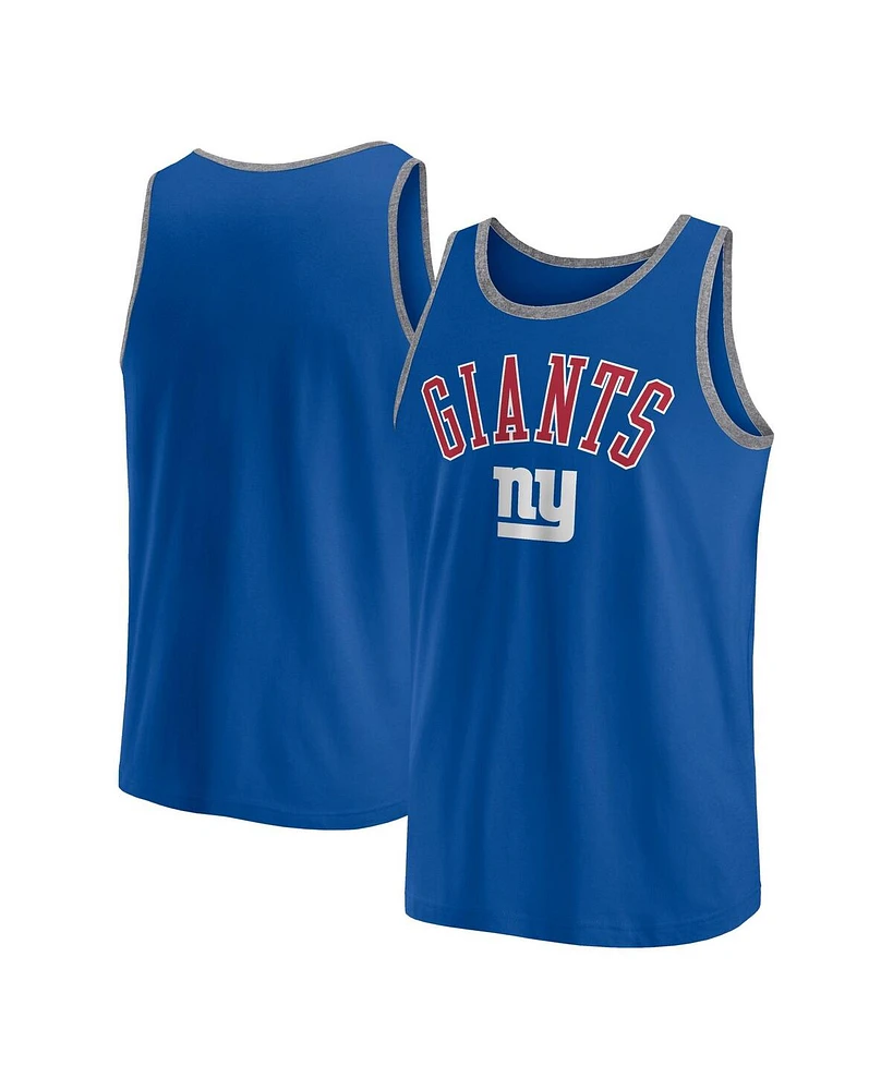 Fanatics Men's Royal New York Giants Bet Tank Top