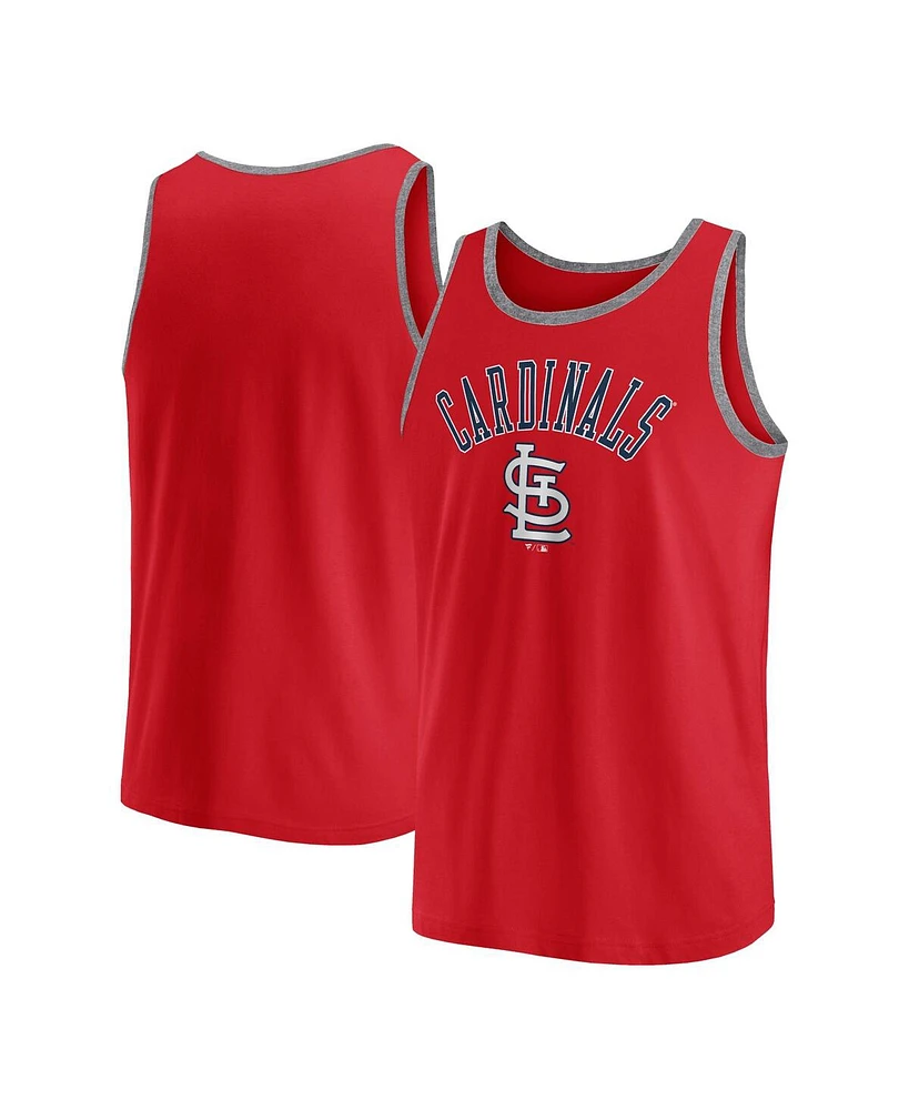 Fanatics Men's Red St. Louis Cardinals Bet Tank Top