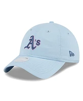 New Era Women's Oakland Athletics Multi Light Blue 9TWENTY Adjustable Hat