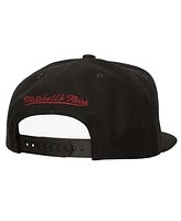 Mitchell & Ness Men's Black Miami Heat Shattered Snapback Hat