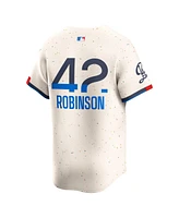 Nike Men's Jackie Robinson Cream Los Angeles Dodgers 2024 City Connect Limited Player Jersey