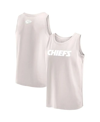 Fanatics Men's Cream Kansas City Chiefs Elements Tank Top