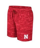 Colosseum Men's Scarlet Nebraska Huskers Ozark Swim Shorts