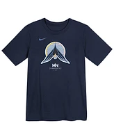 Nike Preschool Navy Minnesota Twins 2024 City Connect Large Logo T-Shirt