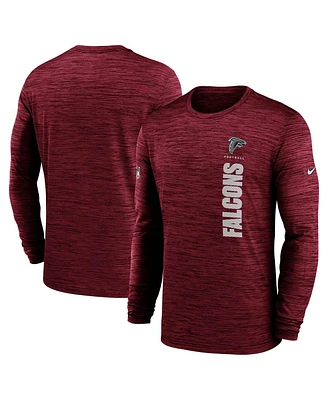 Nike Men's Red Atlanta Falcons 2024 Sideline Velocity Performance Long Sleeve T-Shirt