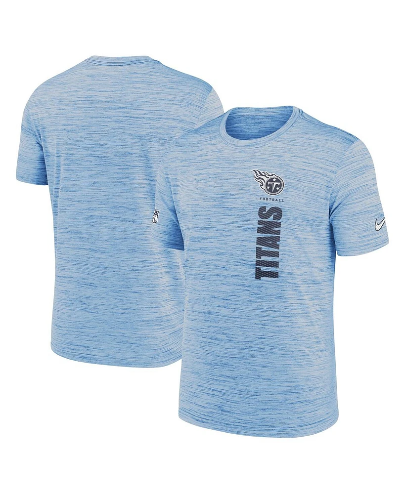 Nike Men's Light Blue Tennessee Titans 2024 Sideline Velocity Performance T-Shirt