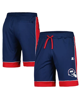 Starter Men's Royal/Red New York Giants Vintage-like Fan Favorite Shorts