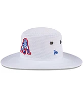 New Era Men's White New England Patriots 2024 Nfl Training Camp Panama Bucket Hat