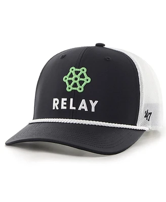 '47 Brand Men's Black William Byron Relay Refuel Trucker Adjustable Hat