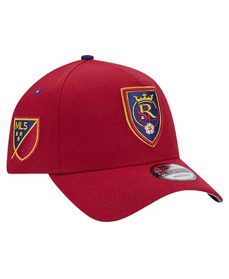 New Era Men's Red Real Salt Lake 2024 Kick Off Collection 9FORTY A-Frame Adjustable Hat