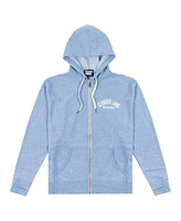 Contenders Clothing Men's Heather Powder Blue Rocky Clubber Lang Robe Full-Zip Hoodie Sweatshirt