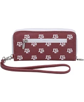 Eagles Wings Women's Texas A M Aggies Zip-Around Wristlet Wallet