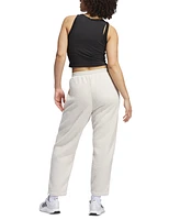 adidas Women's Coze Sherpa Barrel-Leg Pants