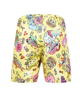 Freeze Max Men's Yellow SpongeBob SquarePants Krabby Patty Bob Shorts