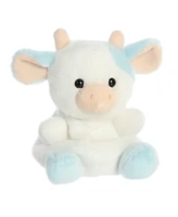 Aurora Mini Skyla Blueberry Cow Palm Pals Adorable Plush Toy Blue 4.5"