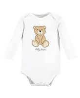 Hudson Baby Boys Long-Sleeve Bodysuits and Pants, Teddy Bears