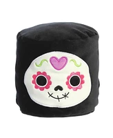 Aurora Small Day Of The Dead Mallows Squeezable Plush Toy Black 6"